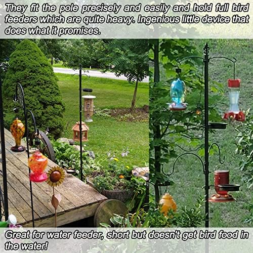 2 PCS Pole Hooks Attachment For Hanging Feeders - Bird Feeder Accessories