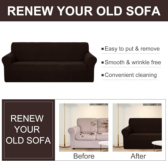 U-NICE HOME Stretch Couch Cover Slipcover - Image 5