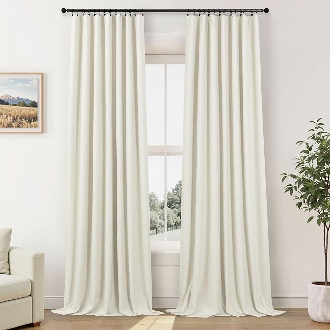 Floor to Ceiling Curtains 104 Inch Long 2 Panel Sun Light Blocking Bohemian - Image 9