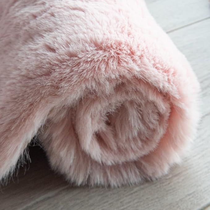 ORINOVA Fluffy Pink Washable Runner Rugs - Image 7