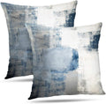 Throw Pillow Covers for Couch, 20x20 Inch, Set of 2, Grey Blue