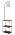 Floor Lamp with Table,Night Stand Lamp,End Side Table for Living Room Brown