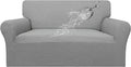 Easy-Going Waterproof Loveseat Couch Cover Stretch Jacquard Sofa Cover | Dual by Easy-Going