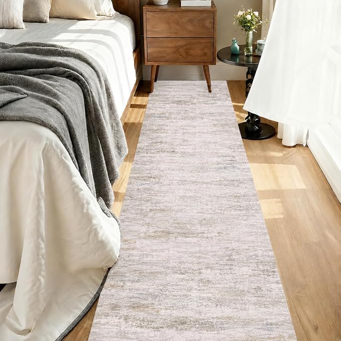 2x10 Runner Rug Non-Slip，Modern Abstract 10ft Washable Runner Rugs - Image 6