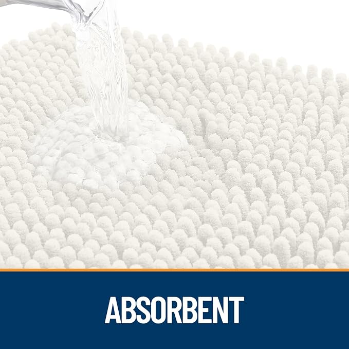 OLANLY Dog Door Mat for Muddy Paws 40x32, Super Absorbent Chenille Mud Mat | - Image 3