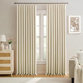Pleated Room Darkening Privacy Curtains by KEQIAOSUOCAI