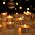 Ashlux 300-Pack Unscented Palm Wax Tea Lights Candles,8 Hours Burn