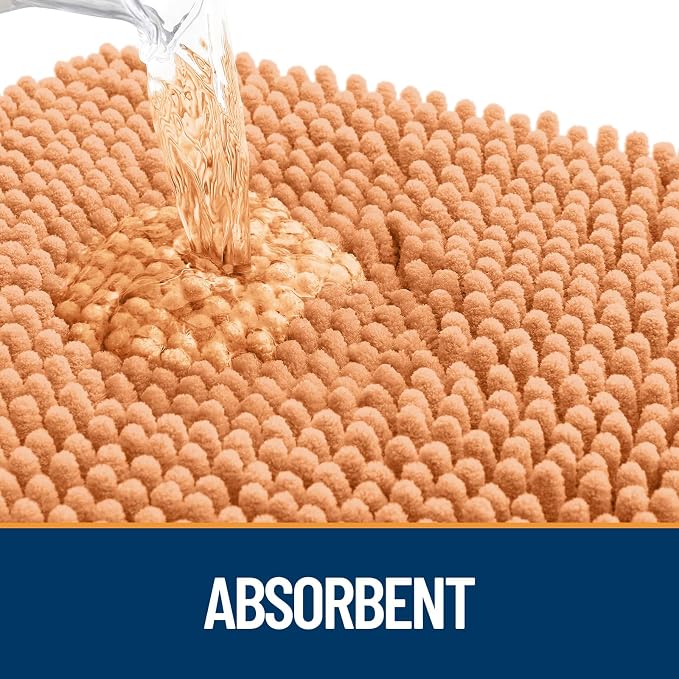 OLANLY Dog Door Mat for Muddy Paws 59x24, Super Absorbent Chenille Mud Mat | - Image 3