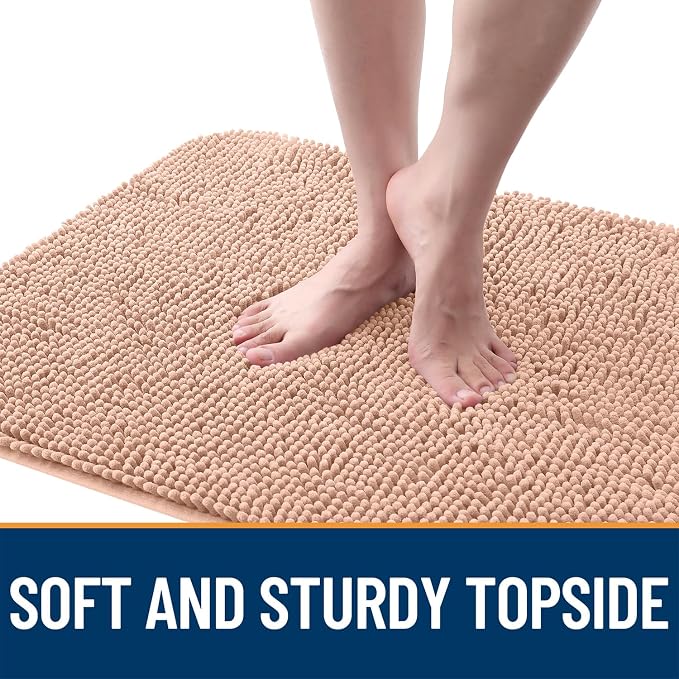 OLANLY Dog Door Mat for Muddy Paws 59x20, Super Absorbent Chenille Mud Mat | - Image 4