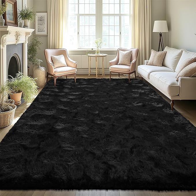LOCHAS 4x6 Area Rugs Fluffy Living Room Carpets - Image 5