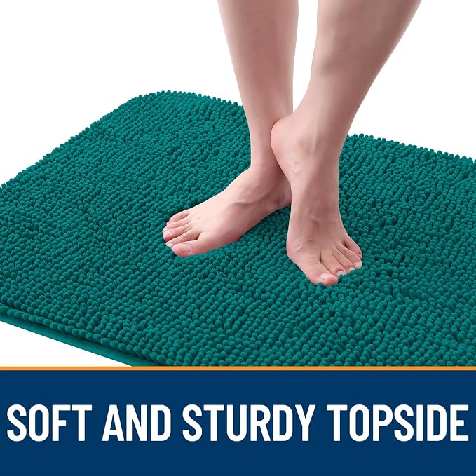 OLANLY Dog Door Mat for Muddy Paws 30x17, Super Absorbent Chenille Mud Mat | - Image 4