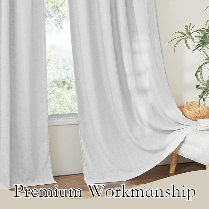RYB HOME Semi Sheer Curtains - Image 5