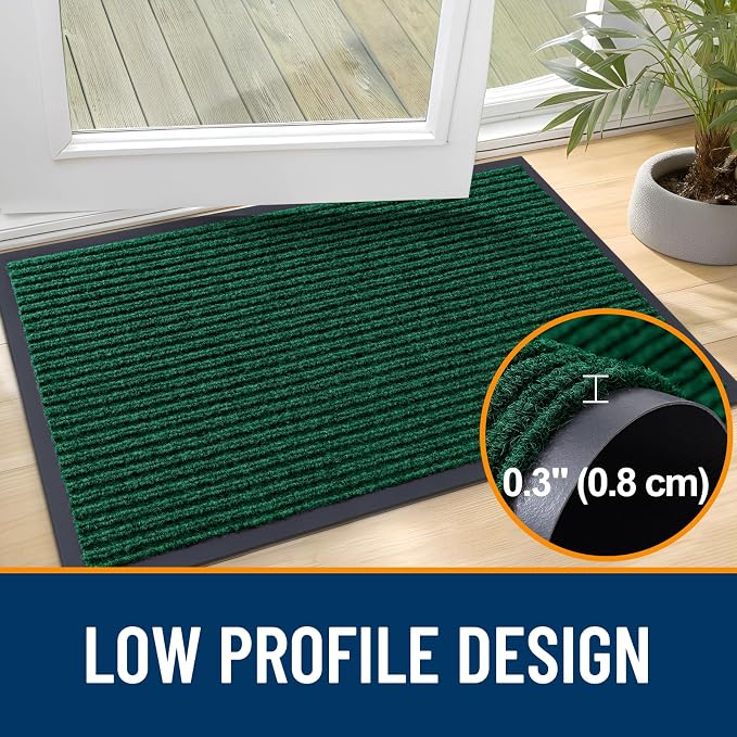 OLANLY Front Door Mat 35x30, Waterproof Heavy-Duty Indoor Outdoor Doormat | - Image 4