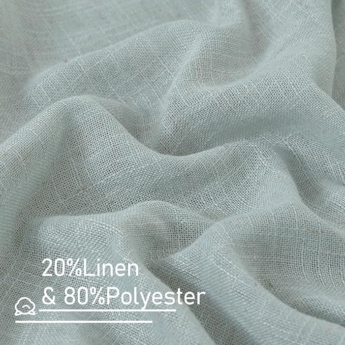Short Linen Curtains 36 Inch Length - Image 3