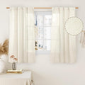 Semi Sheer 48 Inch Linen Curtains by LAMIT