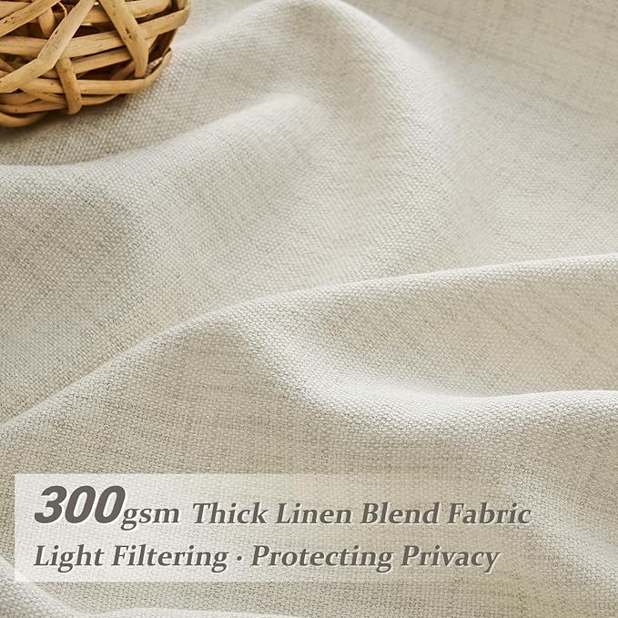 Extra Long Floor to Ceiling Drapes 108 Inches Long 2 Panels Set - Image 3