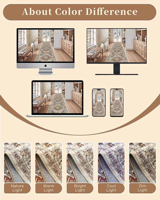 Madane Kitchen Runner Rug 2x7 - Image 9