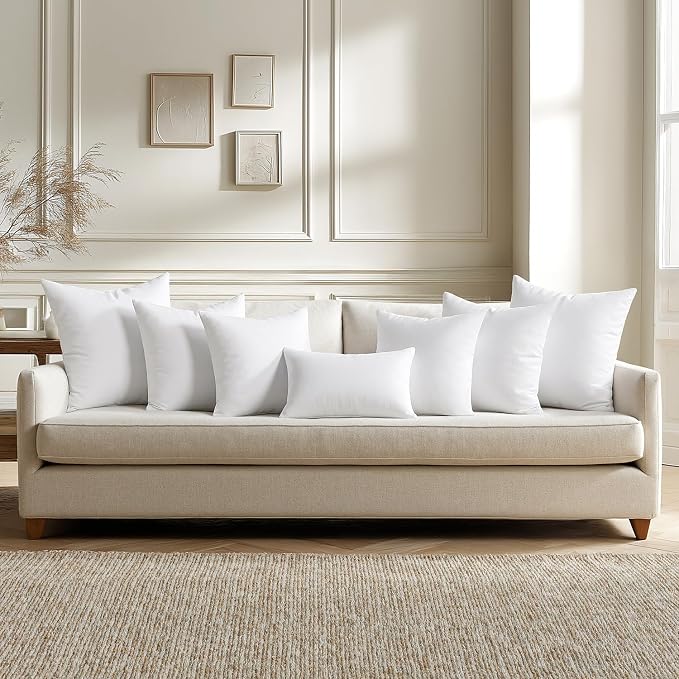 MIULEE 22x22 Throw Pillows Inserts 4 Pack, Decorative Pillows - Image 2