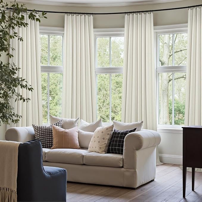 Pitalk 108 Inch Long Blackout Curtains & Drapes - Image 2