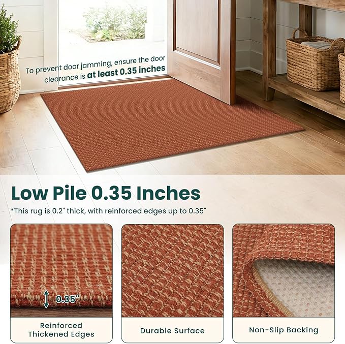 KOZYFLY Orange 3x14 Runners Rugs - Image 4