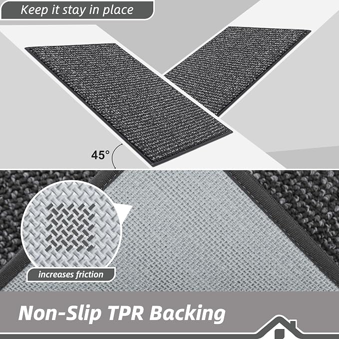 BEQHAUSE Kitchen Runner Rugs 31"x96", Kitchen Mats - Image 4