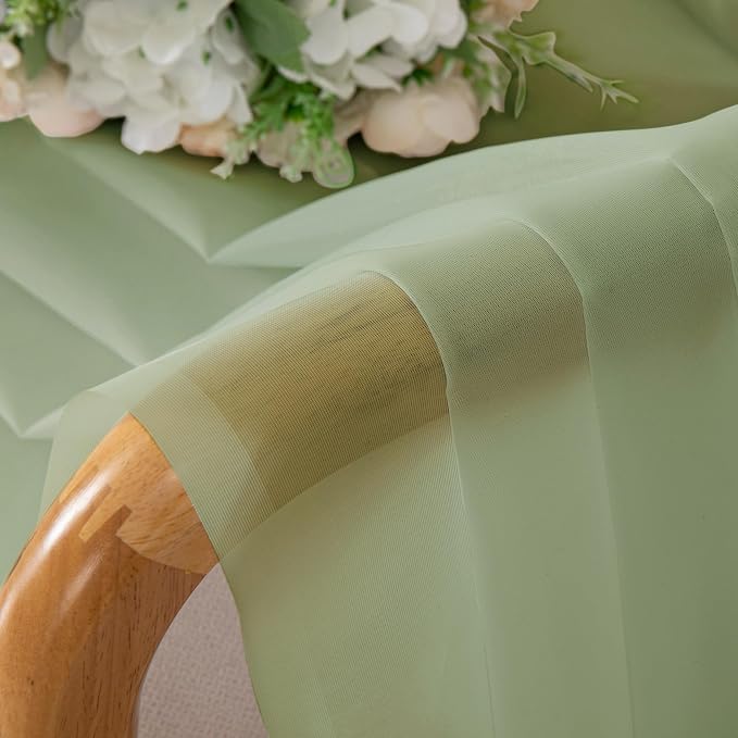 Sheer Curtains 54 inches Long 2 Panles - Image 3