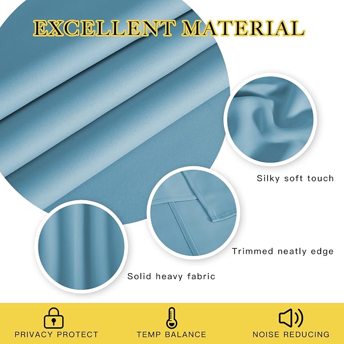 NICETOWN Sliding Glass Door Curtains - Image 4