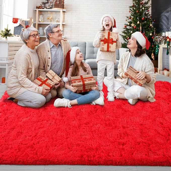 Chicrug Soft Area Rugs for Bedroom Living Room Plush Fluffy Rug8x10 | Shag - Image 5