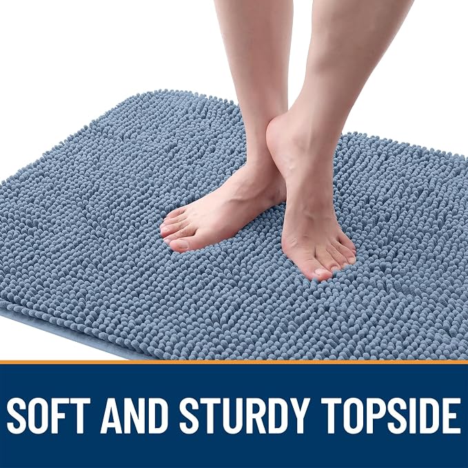 OLANLY Dog Door Mat for Muddy Paws 30x20, Super Absorbent Chenille Mud Mat | - Image 4