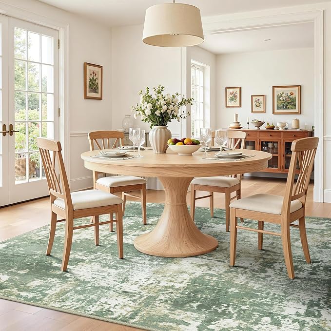 RELEANY Washable Runner 2'x8' Abstract Area Rug - Image 9