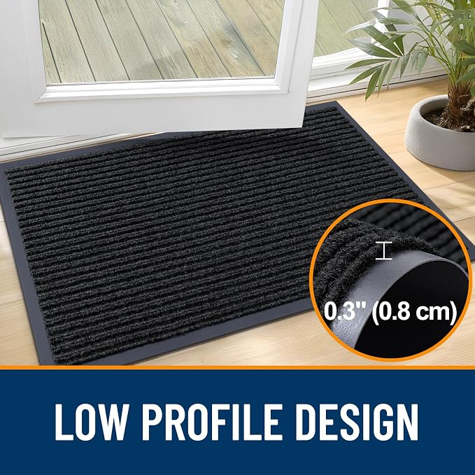 OLANLY Front Door Mat 71x47, Waterproof Heavy-Duty Indoor Outdoor Doormat | - Image 4