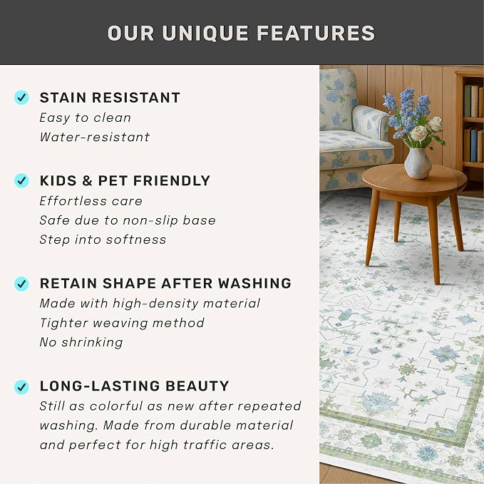 Oushak 3x20 Wide Hallway Runner Rug - Image 7