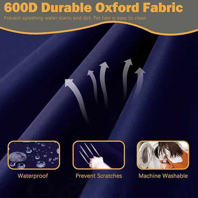 Sqodok Patio Cushion Cover 19x19 inch, Outdoor Seat Cushion Slip Cover - Image 3