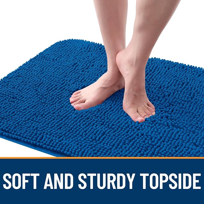 OLANLY Dog Door Mat for Muddy Paws 24x16, Super Absorbent Chenille Mud Mat | - Image 4