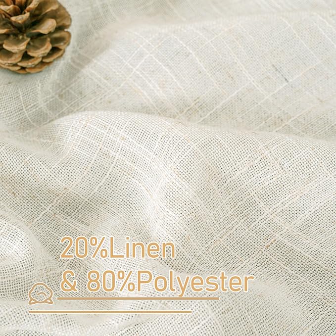 Living Room Linen Curtains 95 Inch - Image 3