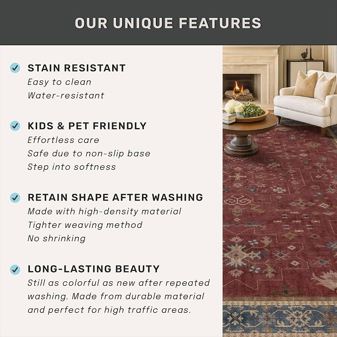 Boho 2x7 Long Runners for Kitchen Floor - Image 7