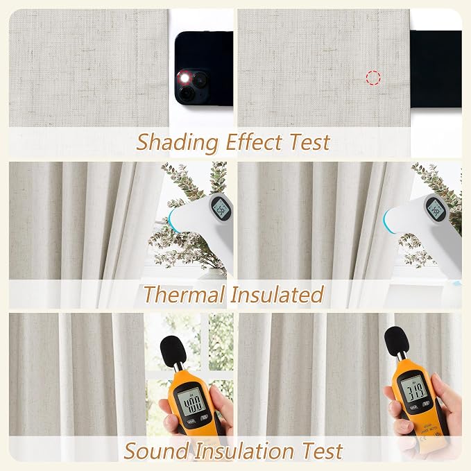 Boho 100% Blackout Curtains 108 Inch Long - Image 5