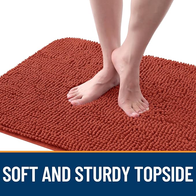 OLANLY Dog Door Mat for Muddy Paws 70x35, Super Absorbent Chenille Mud Mat | - Image 4
