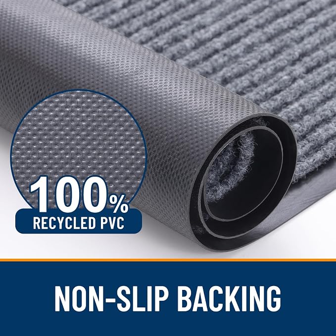 OLANLY Front Door Mat 47x30, Waterproof Heavy-Duty Indoor Outdoor Doormat | - Image 3