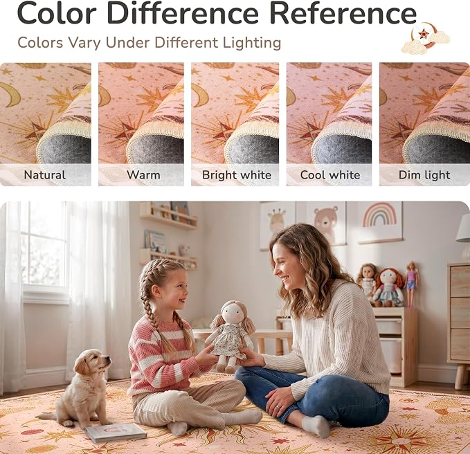 Vacuum-Friendly, 3x5 Washable Area Rug - Image 6