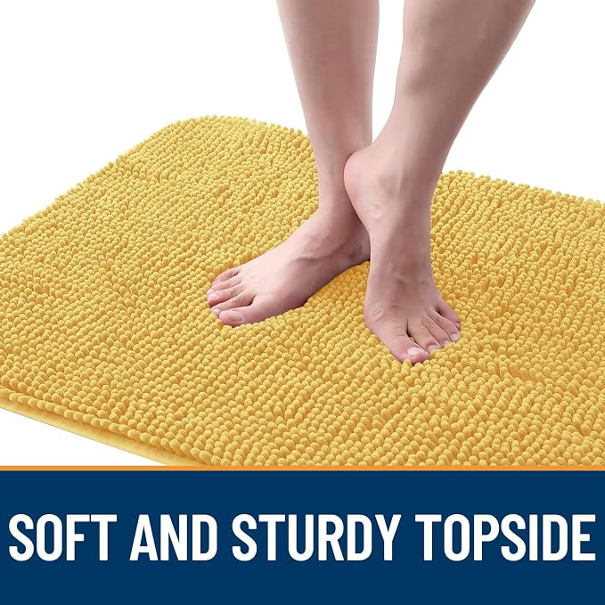 OLANLY Dog Door Mat for Muddy Paws 54x32, Super Absorbent Chenille Mud Mat | - Image 4