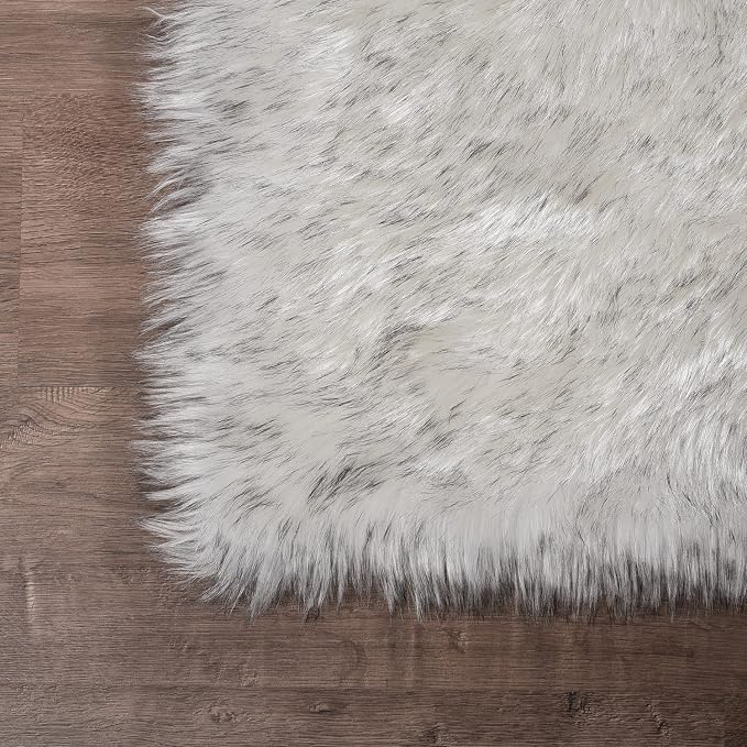 Latepis Round Area Rugs 6ft White - Image 5