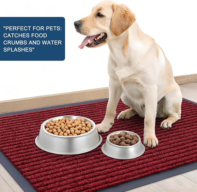 OLANLY Front Door Mat 47x32, Waterproof Heavy-Duty Indoor Outdoor Doormat | - Image 6