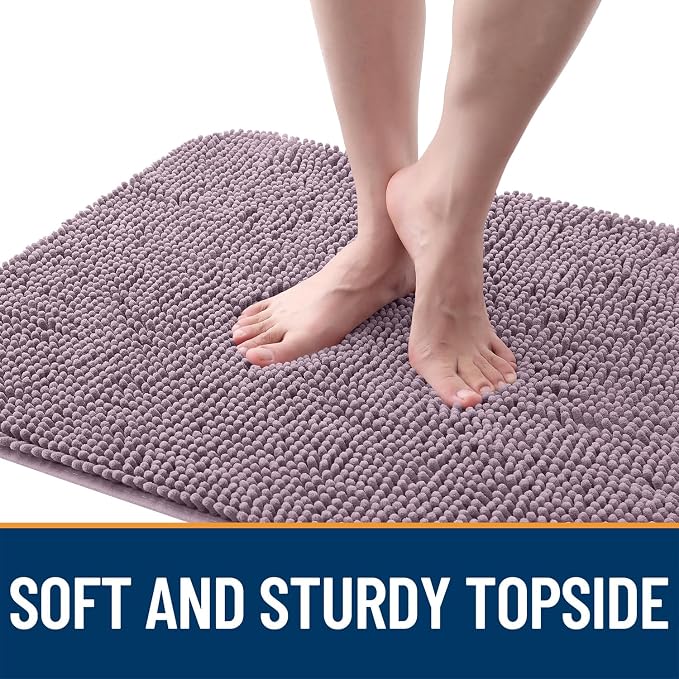 OLANLY Dog Door Mat for Muddy Paws 59x20, Super Absorbent Chenille Mud Mat | - Image 4