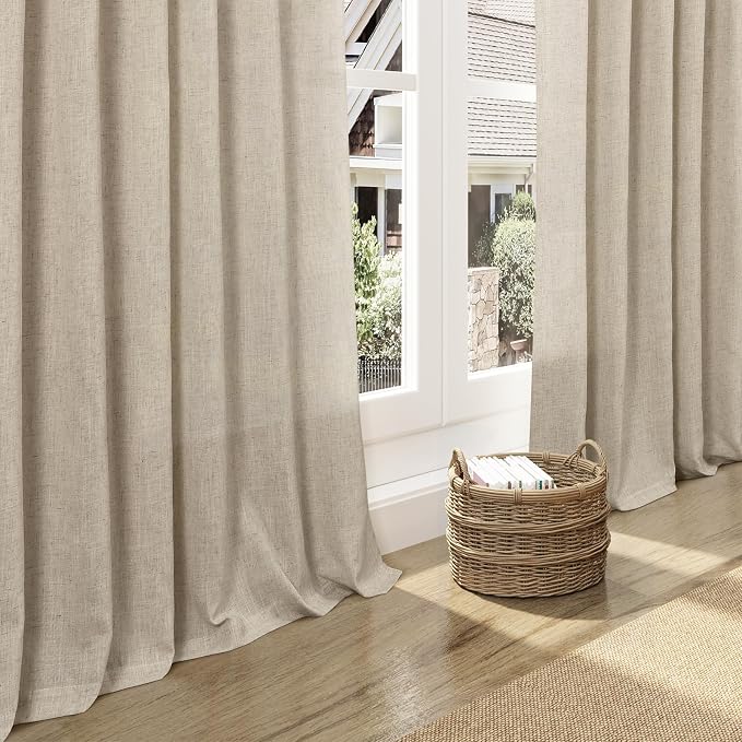 Taupe Burlywood Curtains 96 Inches Long - Image 5