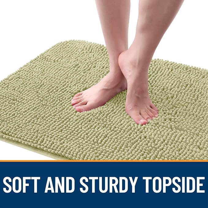 OLANLY Dog Door Mat for Muddy Paws 47x20, Super Absorbent Chenille Mud Mat | - Image 4