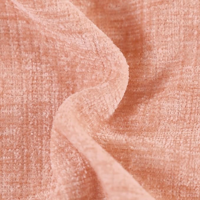 CaliTime Decorative Couch Throw Pillow Covers 24 X 24 Inches Dusty Pink | Pack - Image 2