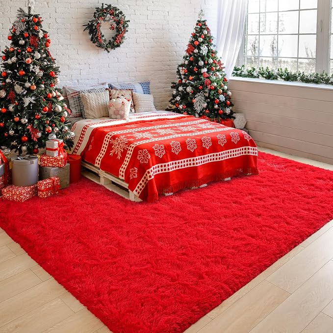 Chicrug Soft Area Rugs for Bedroom Living Room Plush Fluffy Rug8x10 | Shag - Image 3