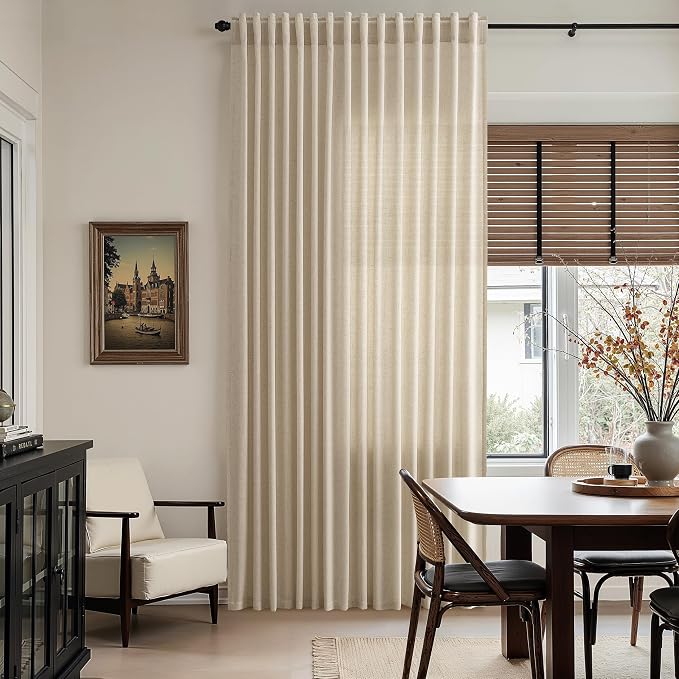 Taupe Burlywood Curtains 90 Inches Long - Image 6