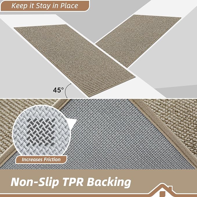 BEQHAUSE Kitchen Runner Rugs 32"x84", Kitchen Mats - Image 4